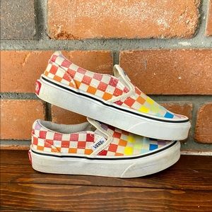 GUC rainbow vans